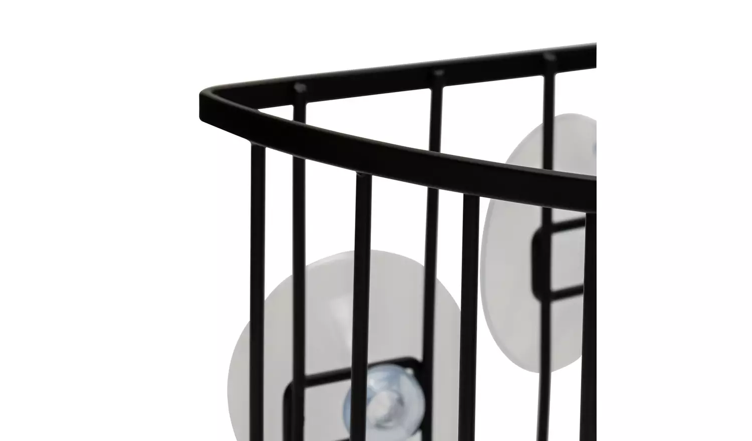 Argos Home Corner Shower Storage Basket - Black