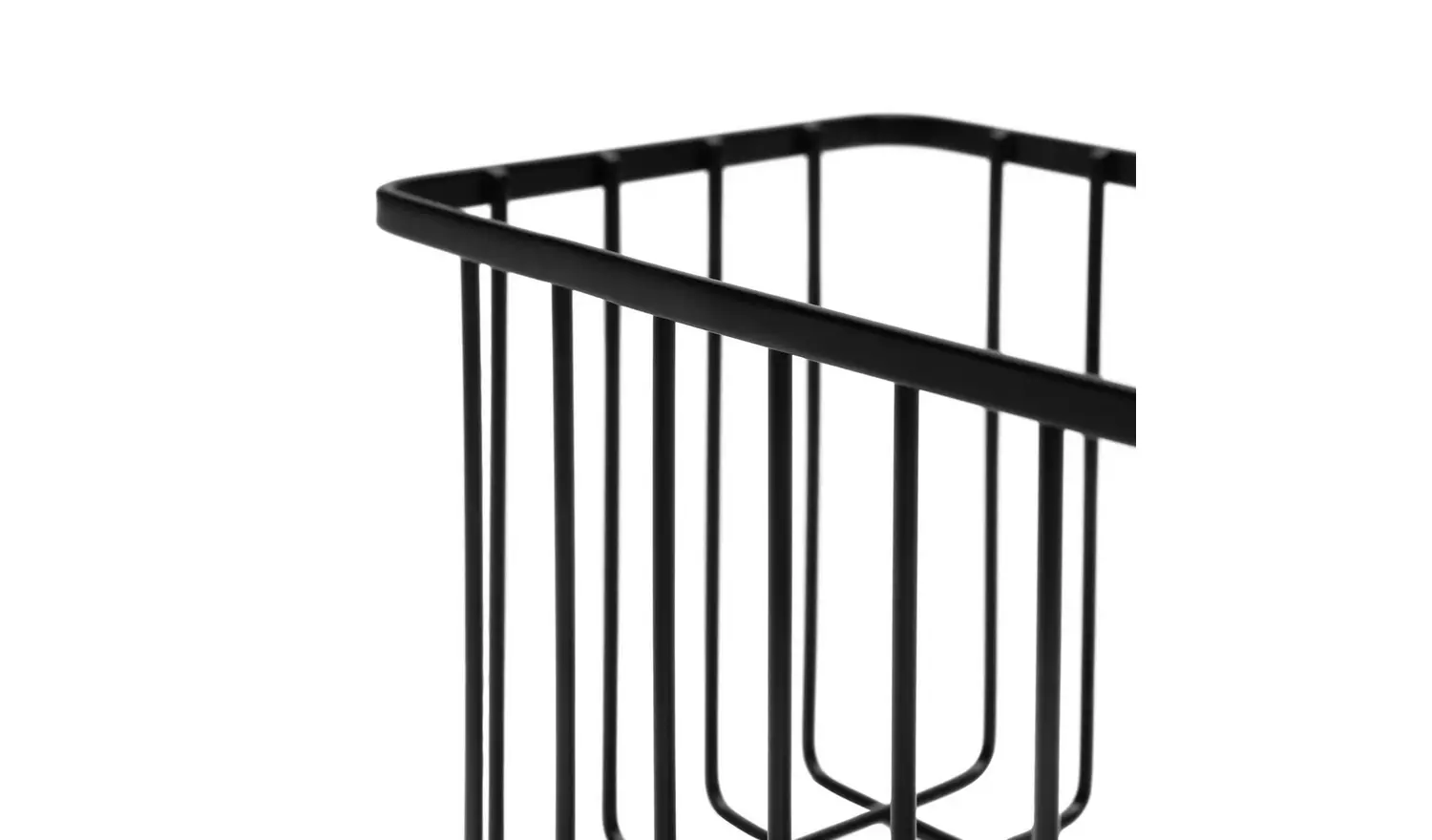 Argos Home Shower Basket With Hook - Black