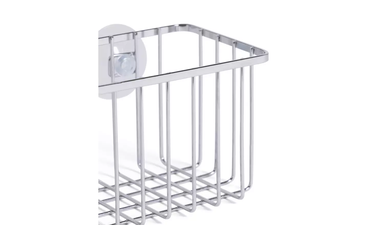 Argos Home Metal Storage Basket - Silver