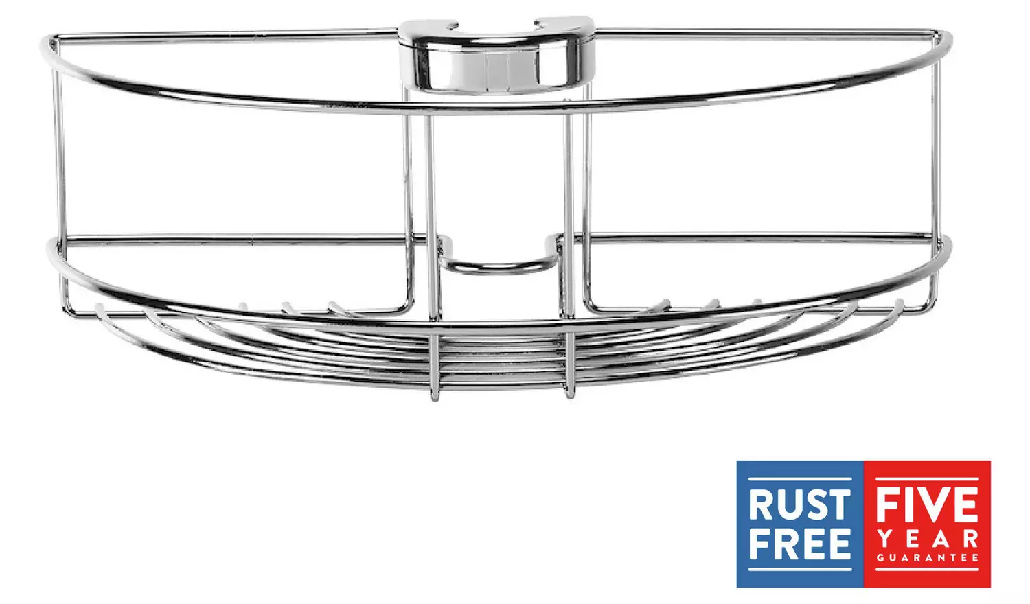 Croydex Easy Fit Rail Riser Basket