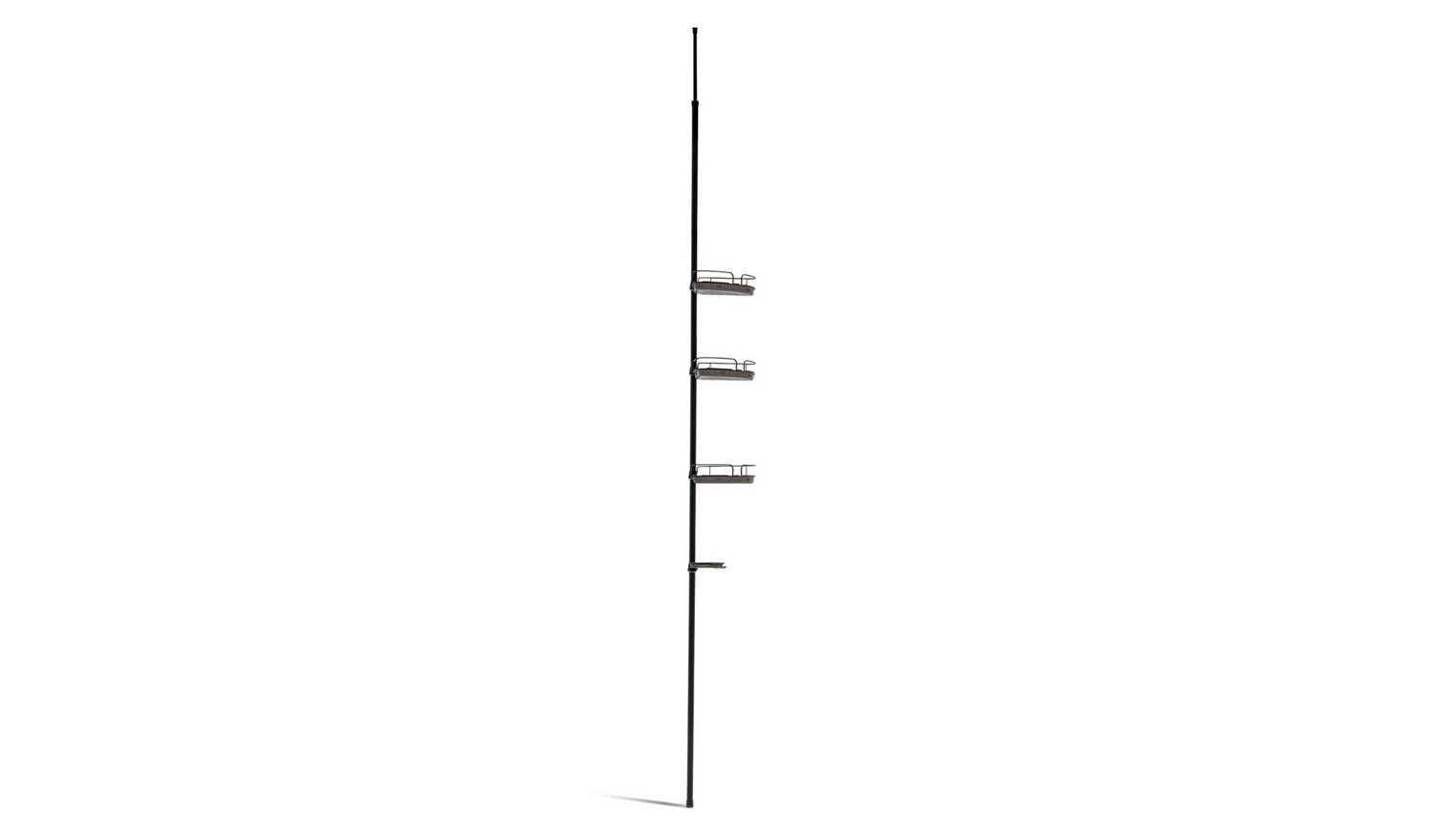 Argos Home Shower Organiser Pole - Black