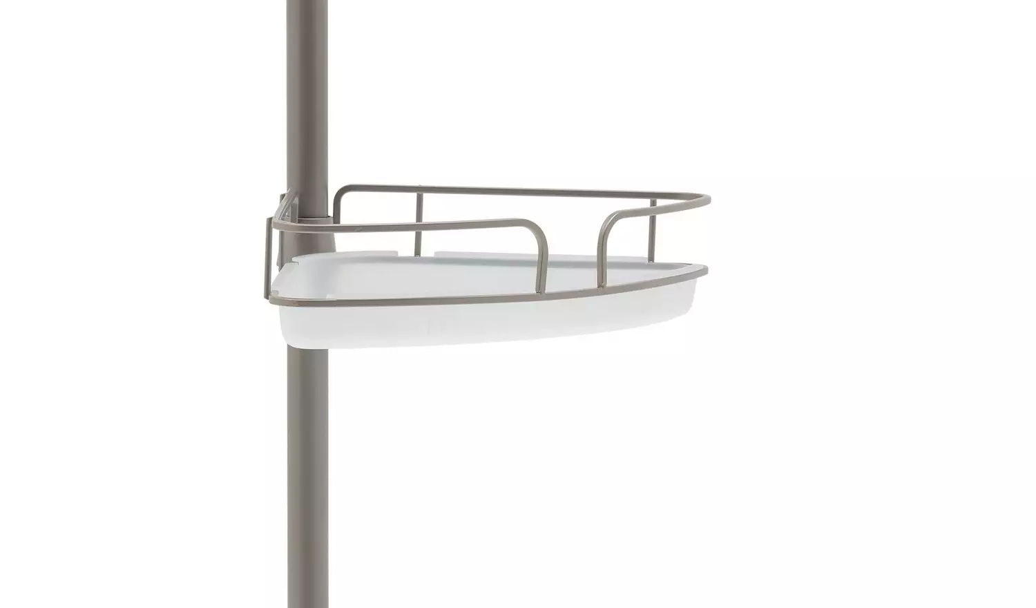 Argos Home Shower Organiser Pole - Matt Nickel