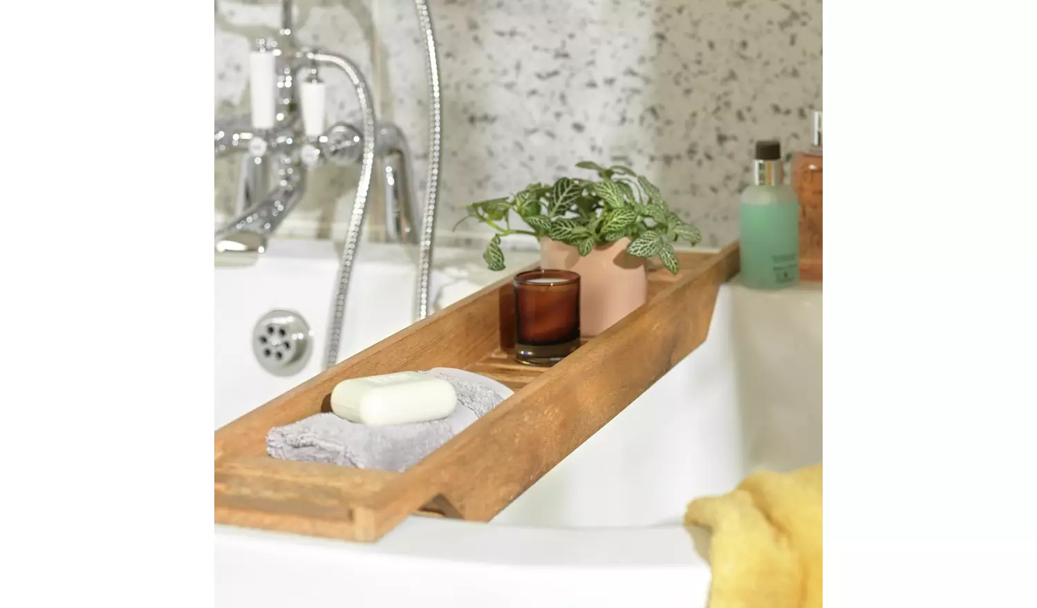 Habitat Mango Wood Bath Bridge