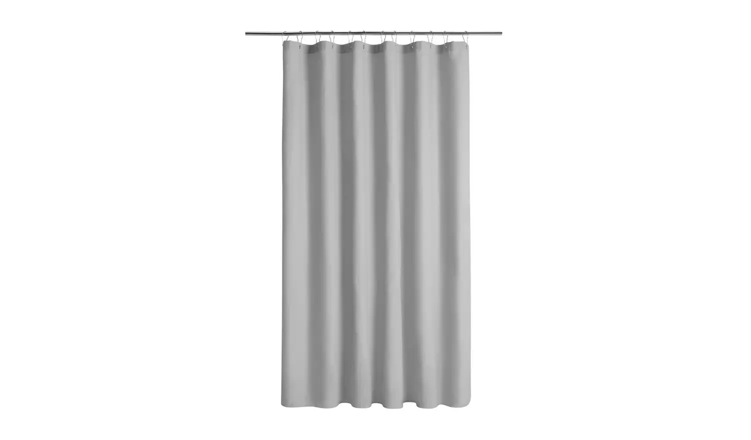 Argos Home Waffle Shower Curtain - Grey