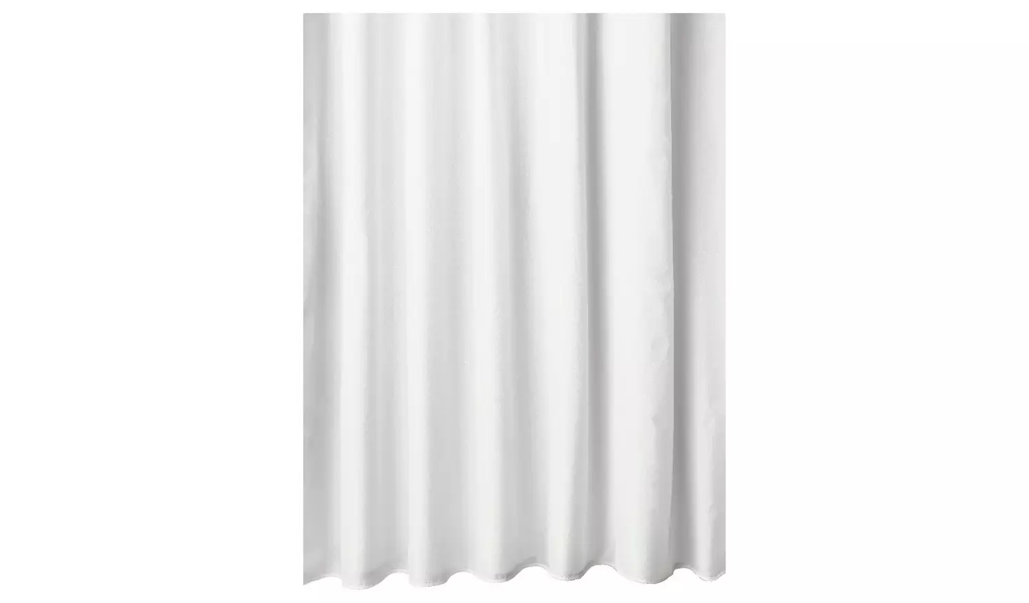 Argos Home Shower Curtain with Anti Bacterial Finish - White