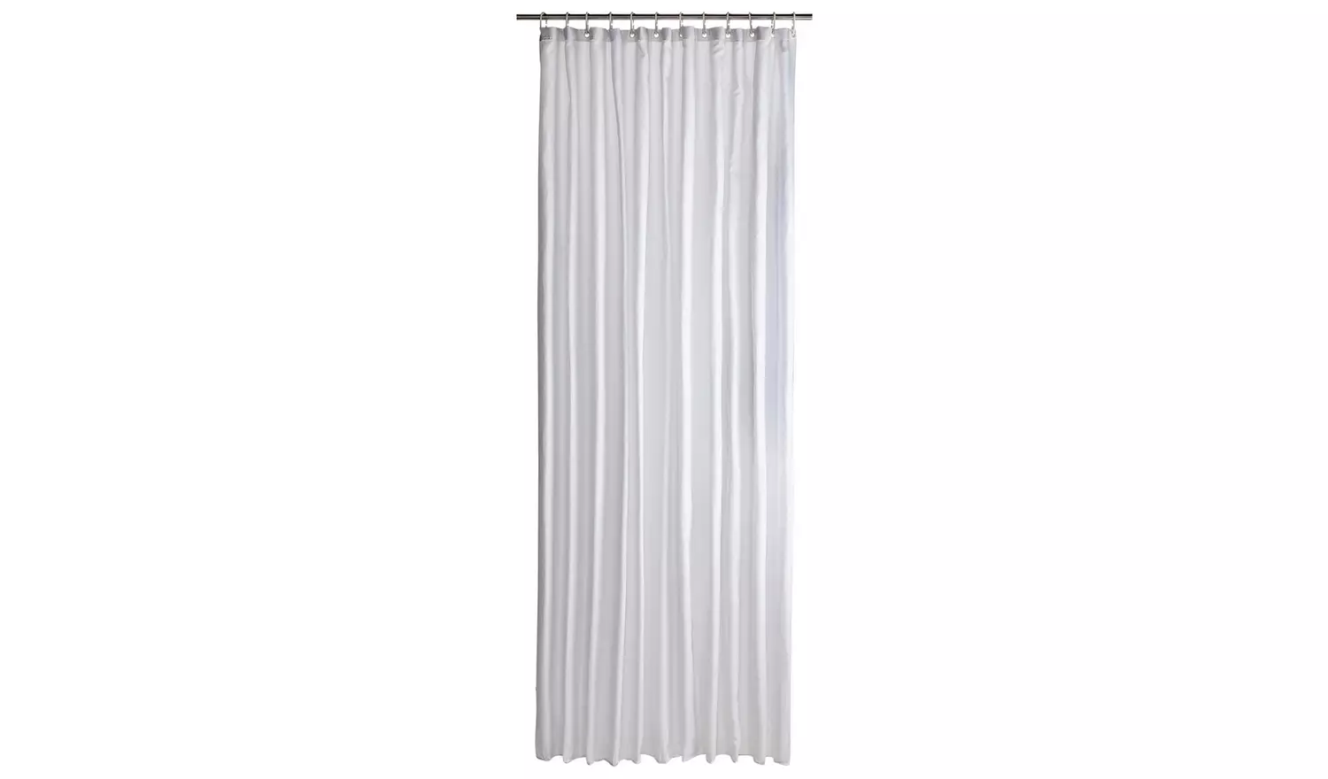 Argos Home Shower Curtain with Anti Bacterial Finish - White