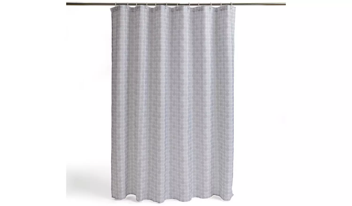 Argos Home Spot Shower Curtain - Grey