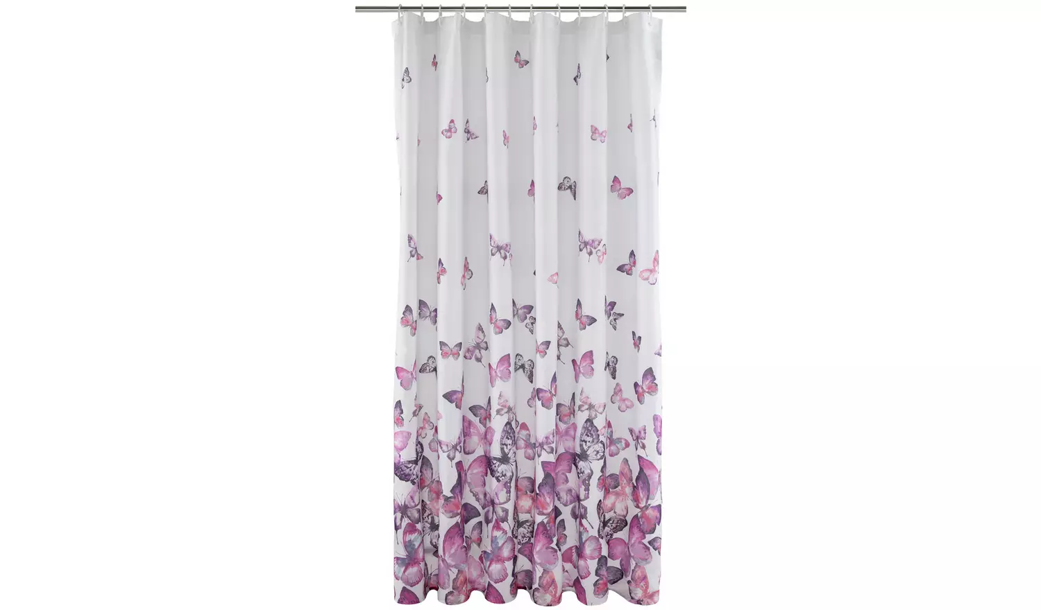 Argos Home Butterflies Shower Curtain - Pink