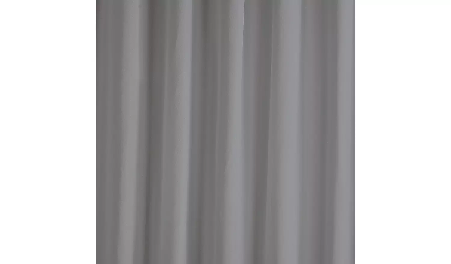 Argos Home Plain Shower Curtain - Flint Grey