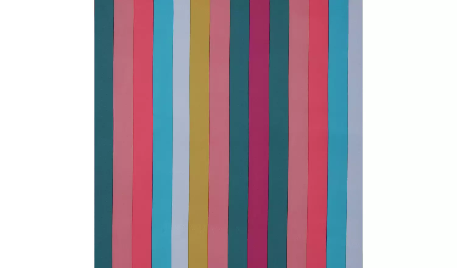 Habitat Stripe Anti Bacterial Curtain - Multicoloured