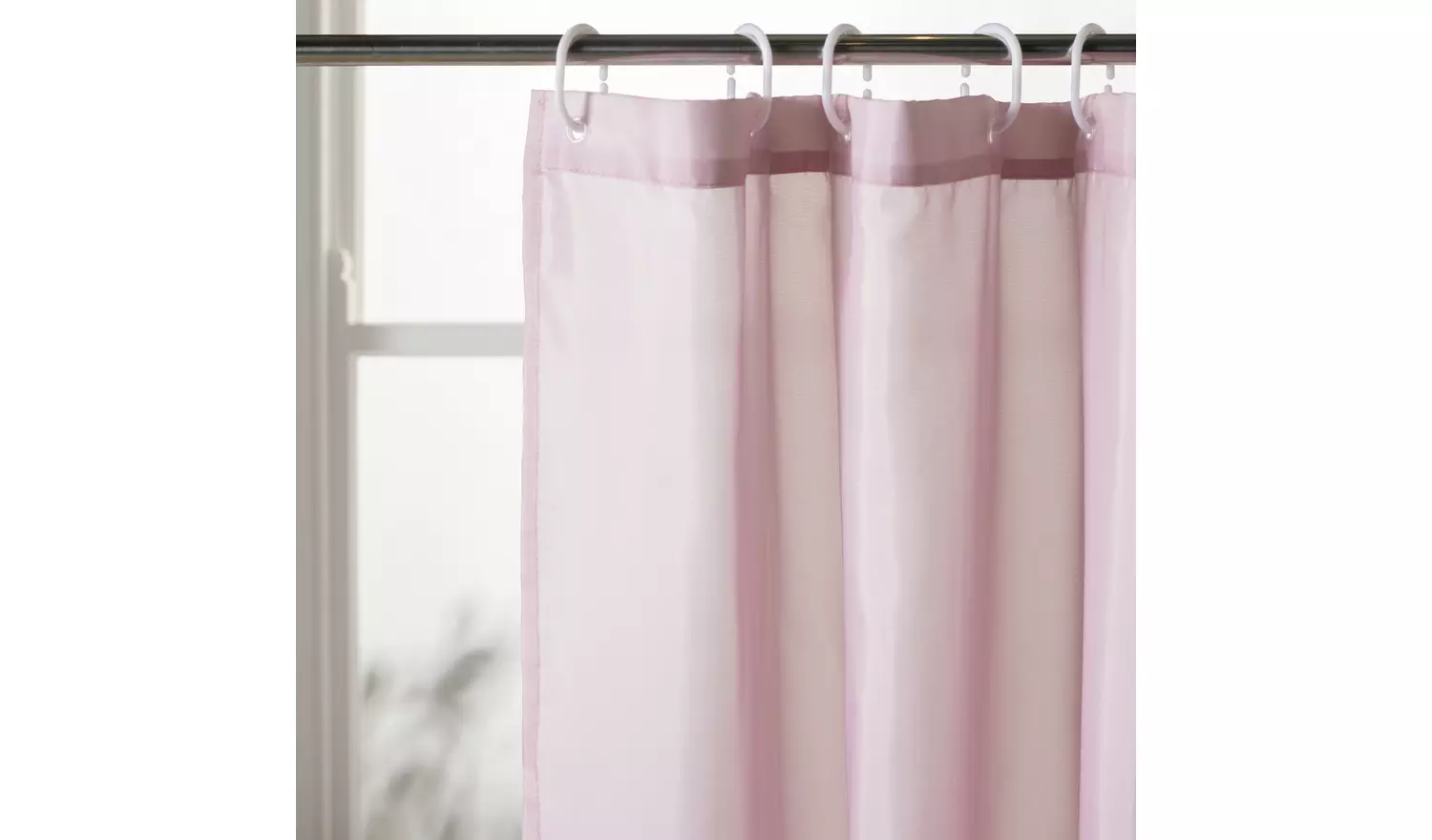 Argos Home Shower Curtain - Pink
