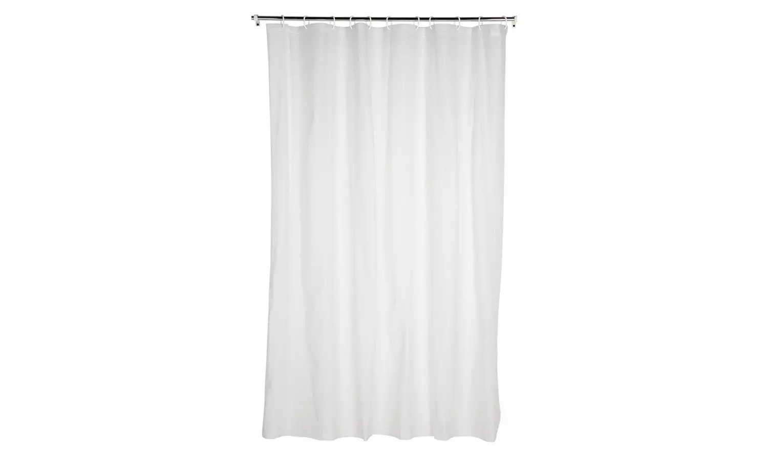 Argos Home Essentials Plain Shower Curtain - White