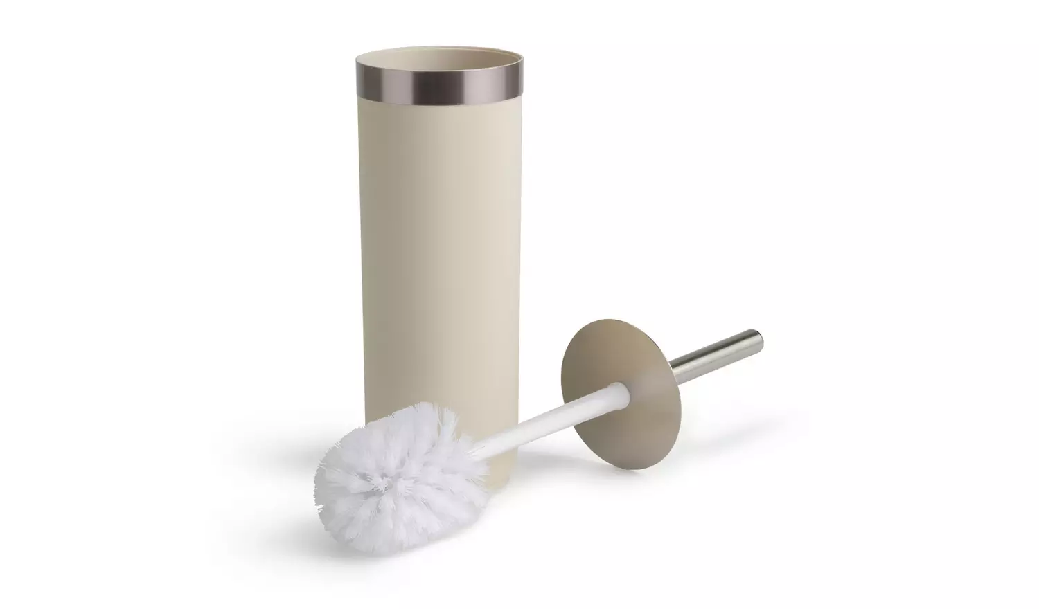 Habitat Toilet Brush - Cream and Silver