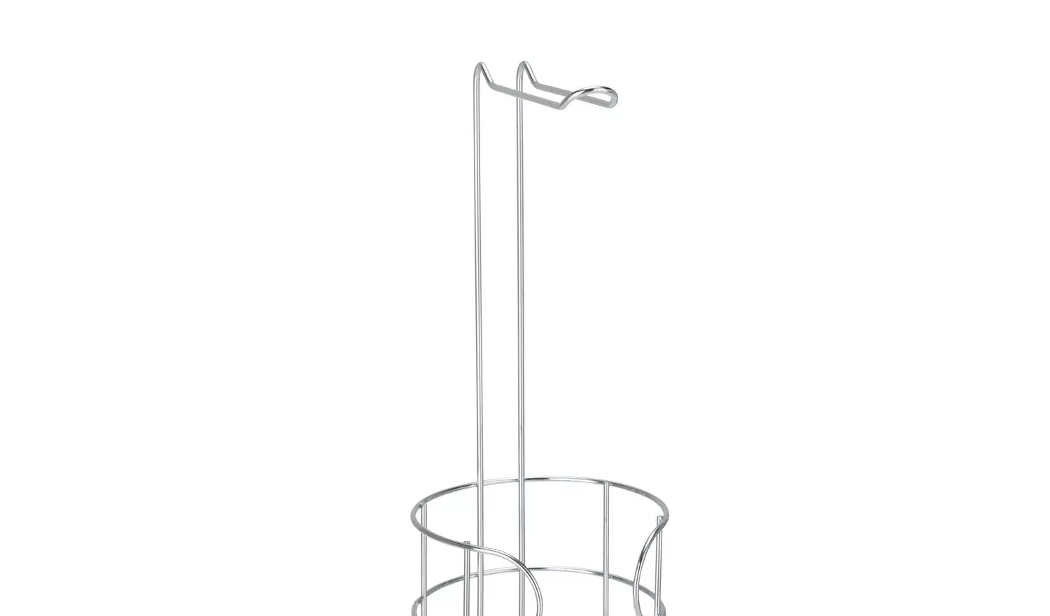 Argos Home Wire Toilet Roll Storage and Holder - Chrome