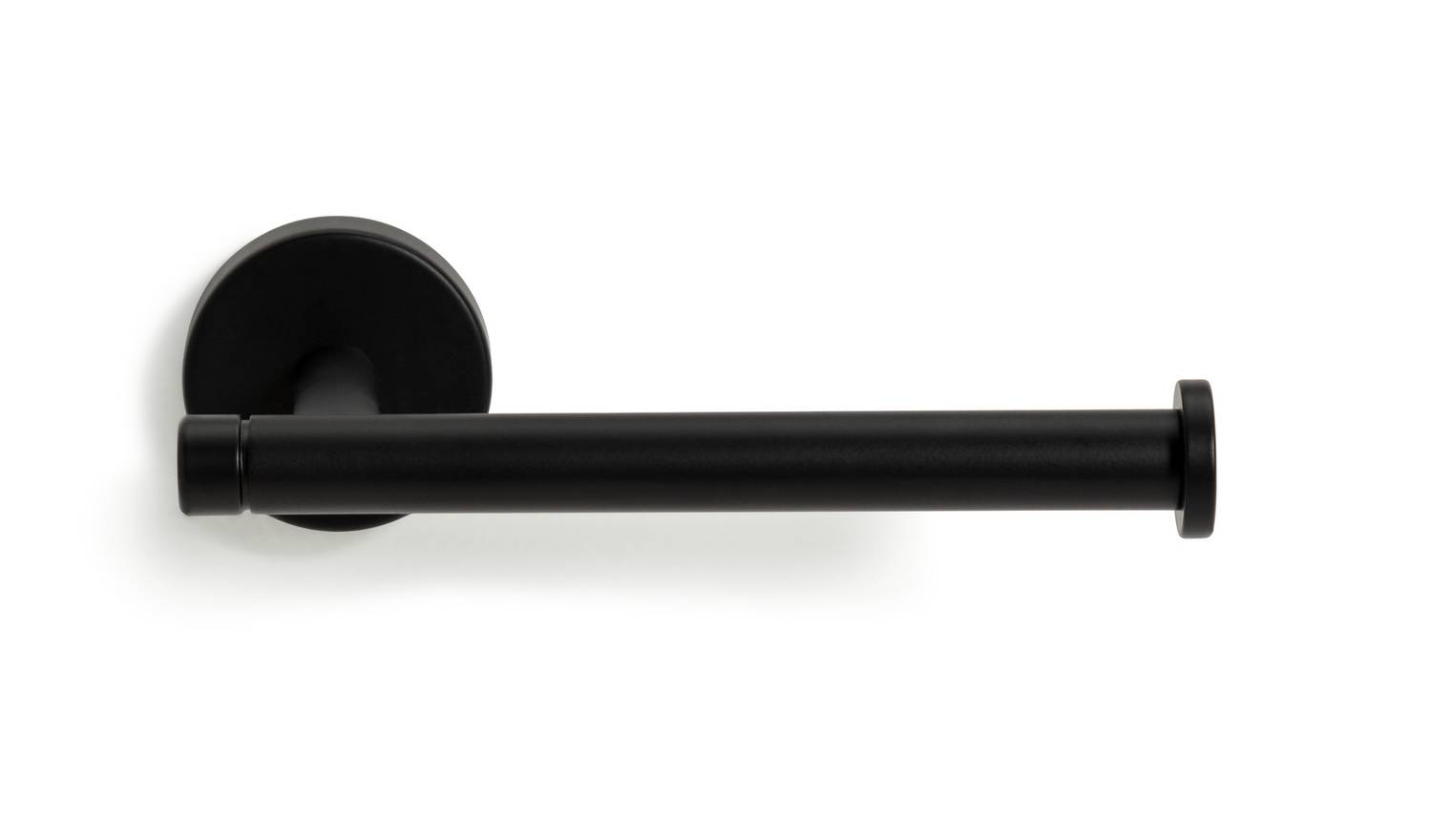 Habitat Metal Toilet Roll Holder - Matt Black