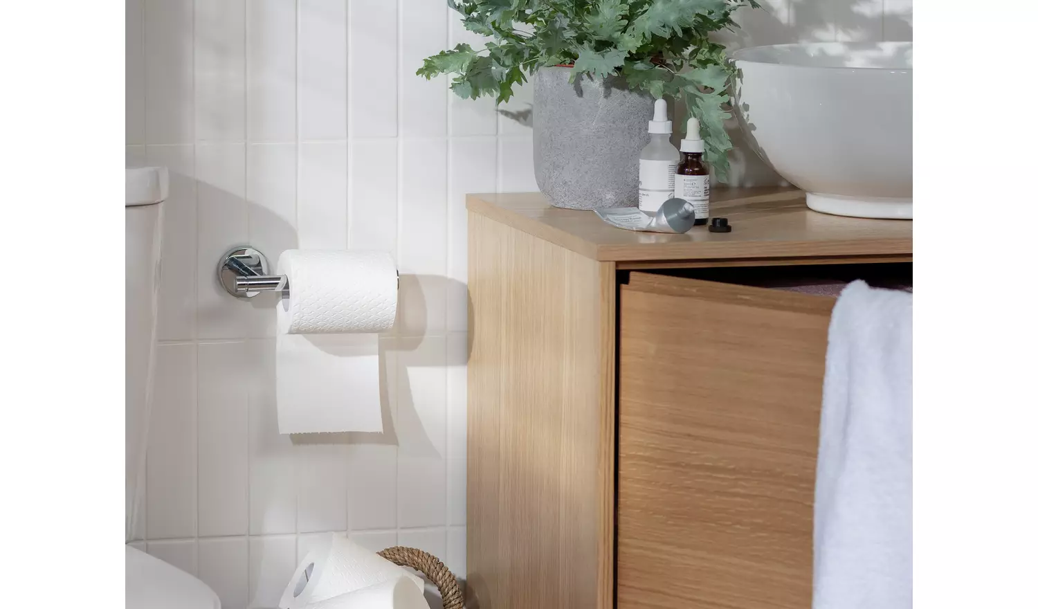 Habitat Toilet Roll Holder - Chrome