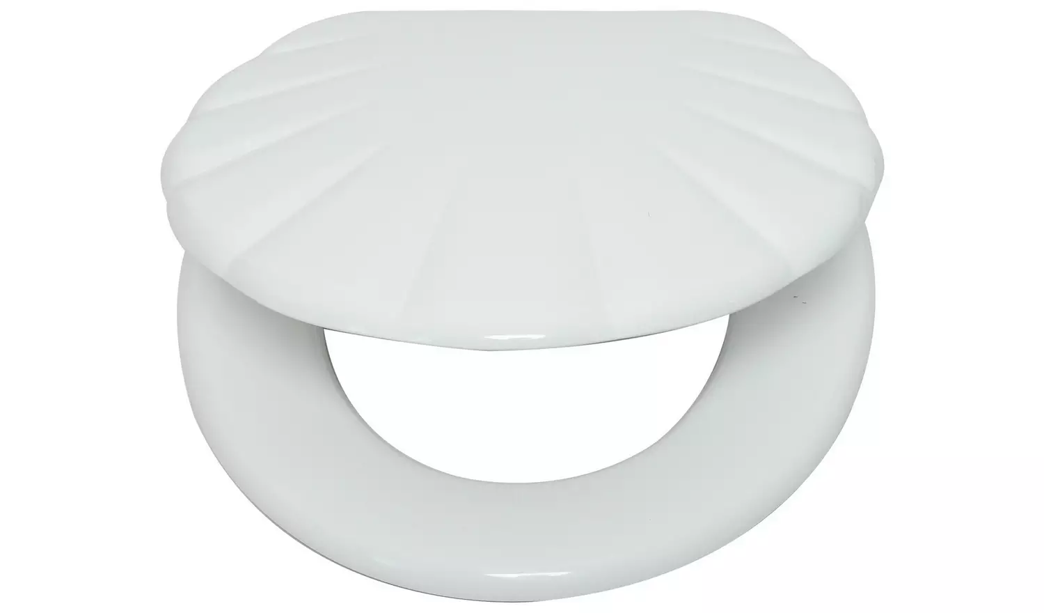Argos Home Shell Moulded Wood Toilet Seat -White