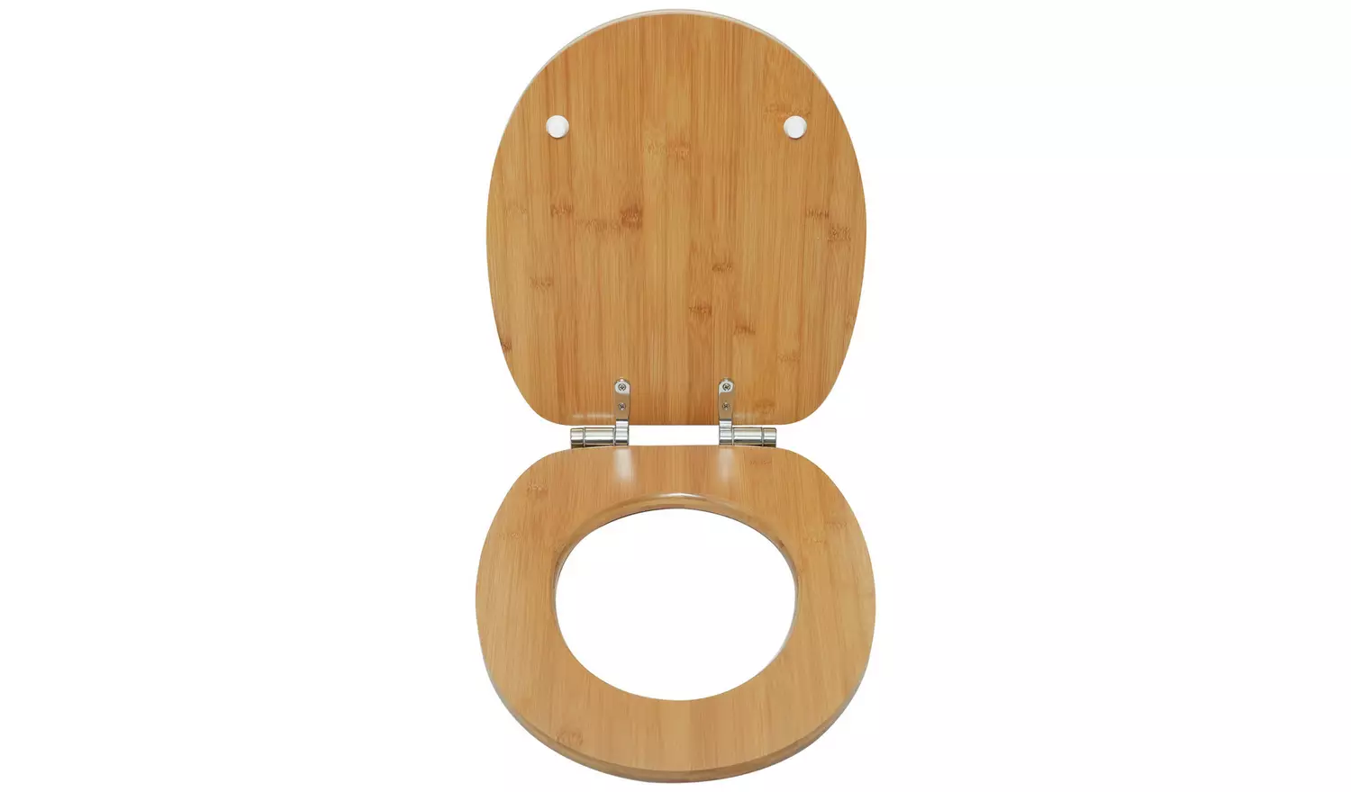 Argos Home Bamboo Toilet Seat - Natural