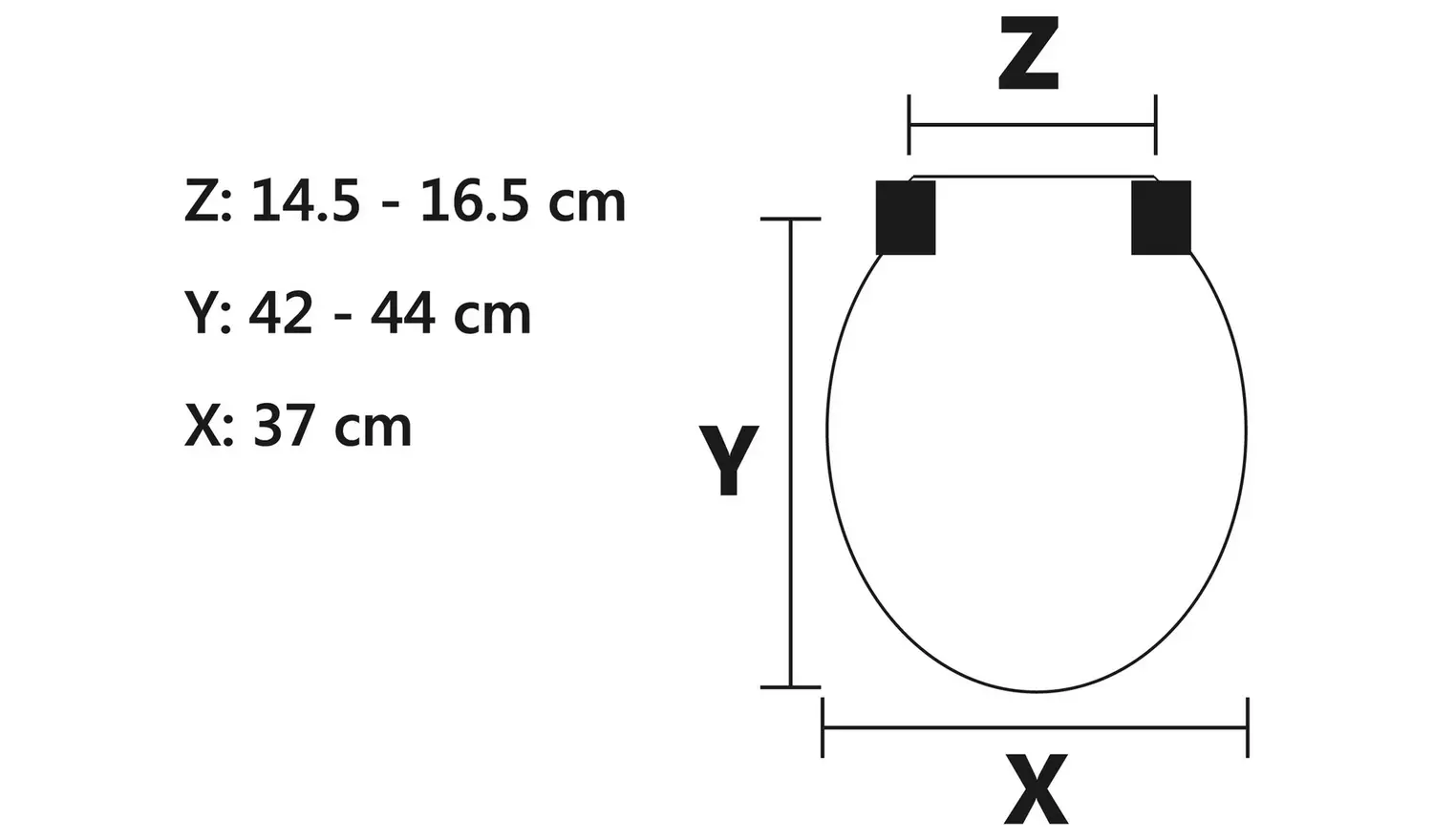 Bemis Buxton Toilet Seat with Ultra-Fix - White