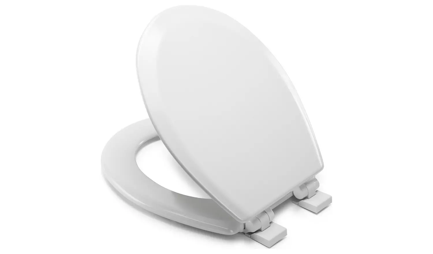 Croydex Carron Moulded Wood Toilet Seat - White