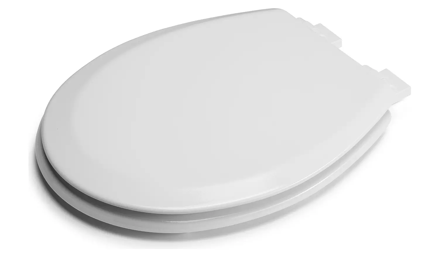 Croydex Carron Moulded Wood Toilet Seat - White