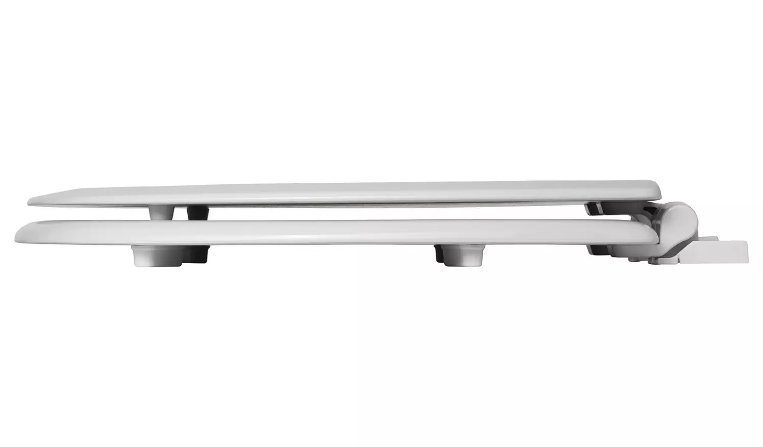 Croydex Carron Moulded Wood Toilet Seat - White