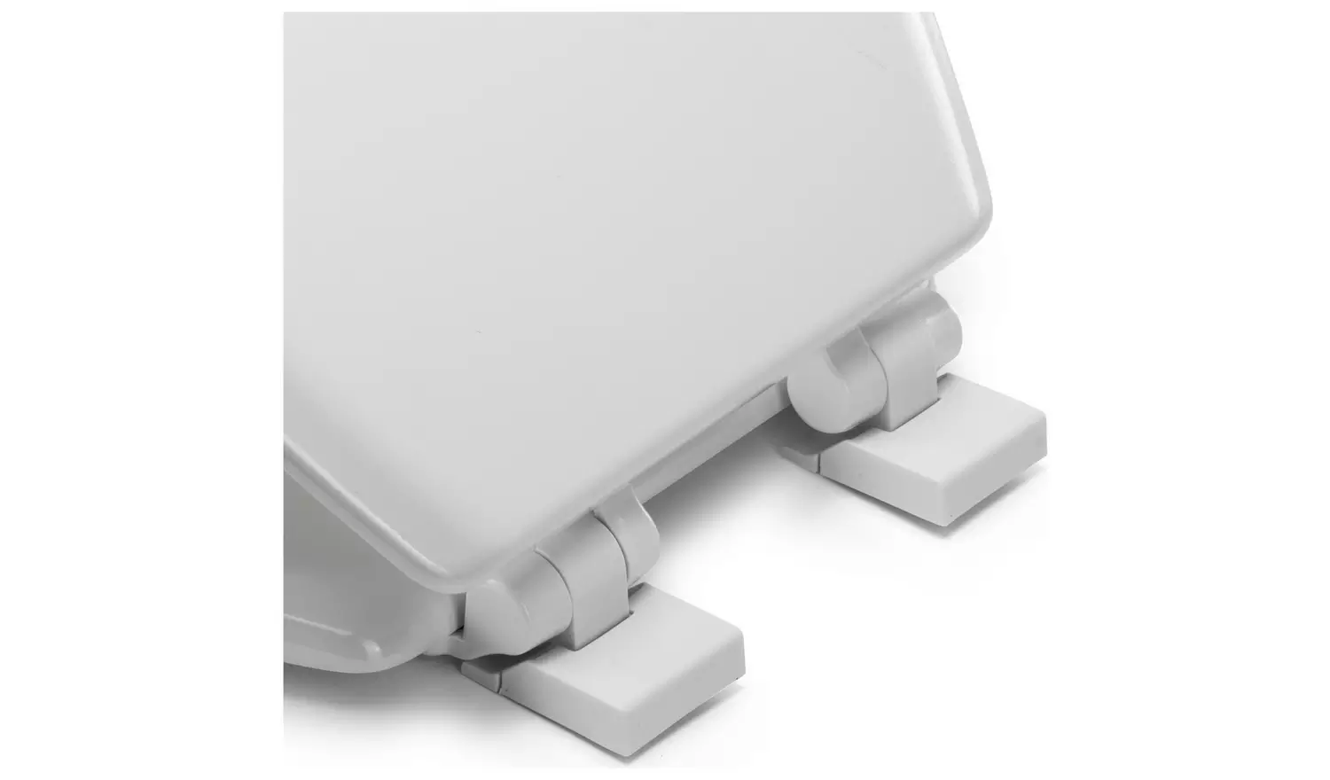 Croydex Carron Moulded Wood Toilet Seat - White