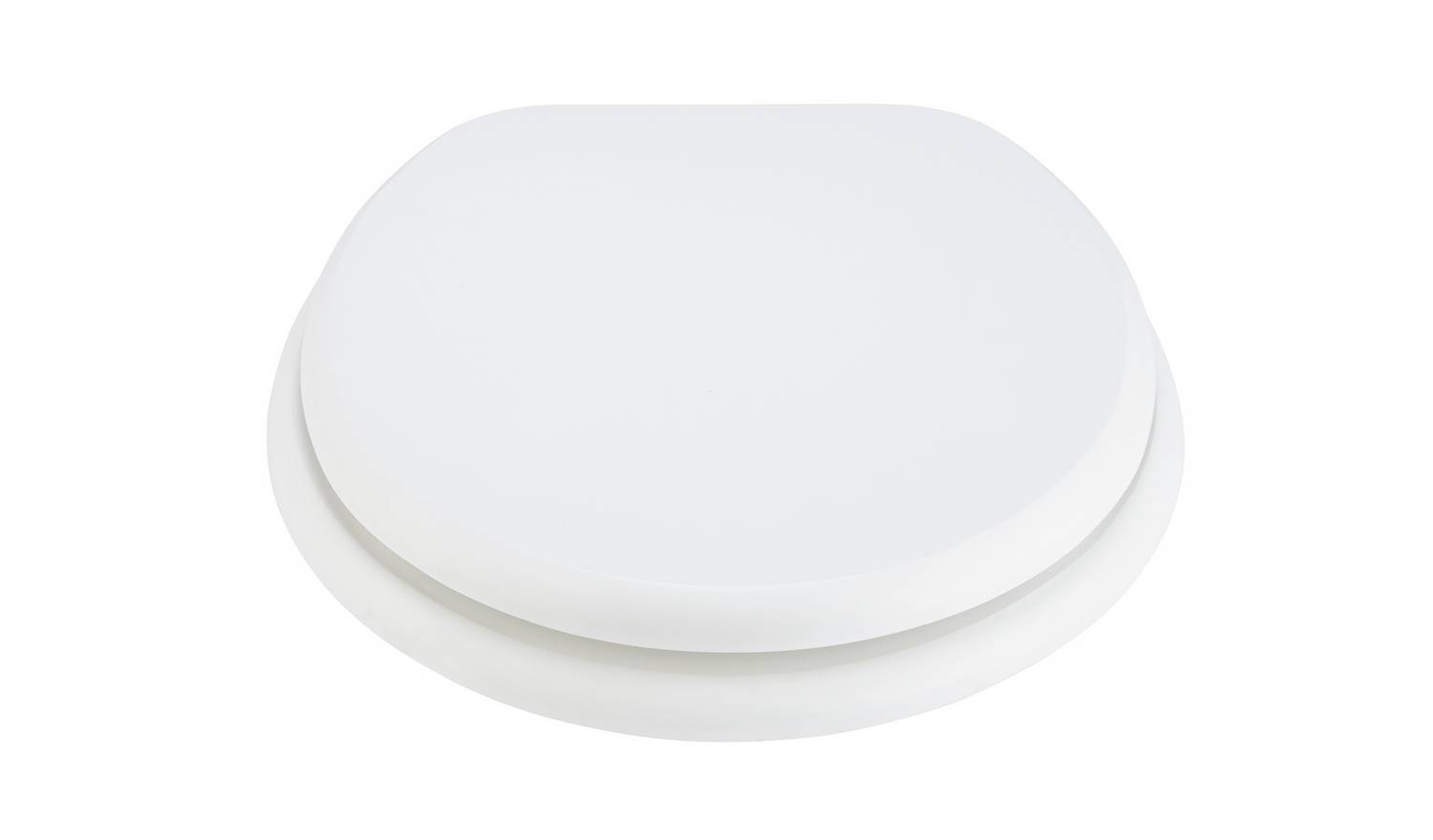Argos Home Slow Close Wooden Toilet Seat - White
