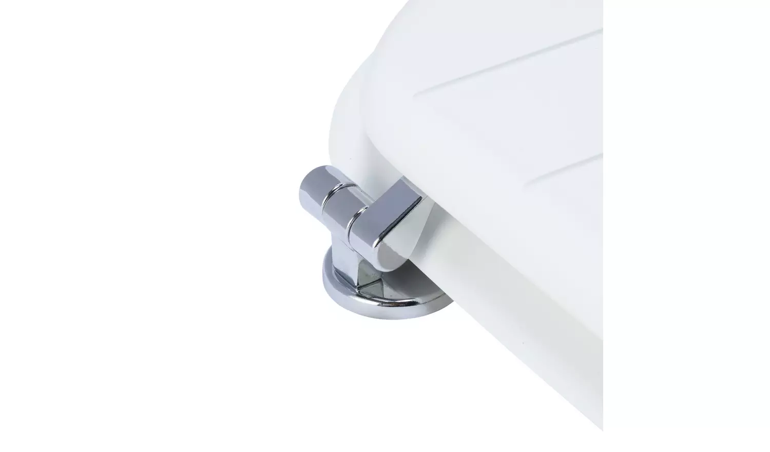 Argos Home Tongue and Groove Style Toilet Seat - White