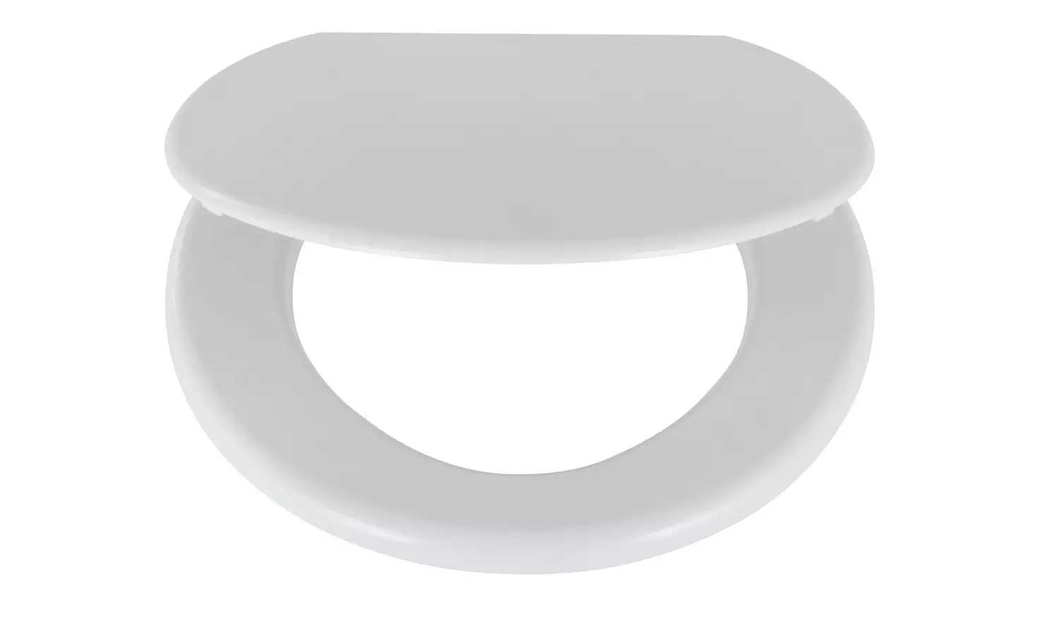 Home Essentials Plastic Toilet Seat - White