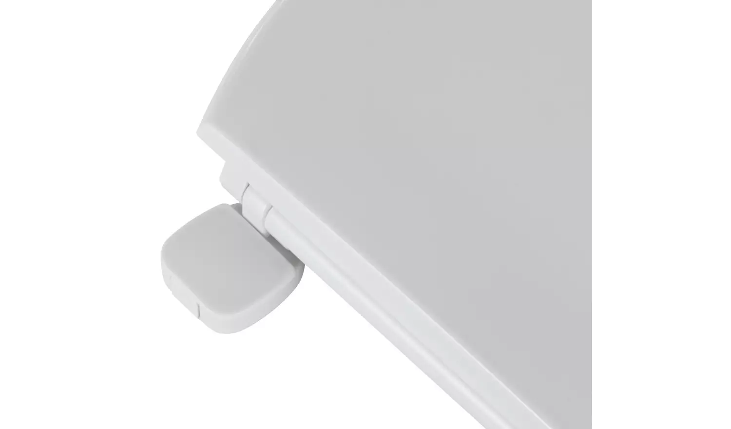 Home Essentials Plastic Toilet Seat - White