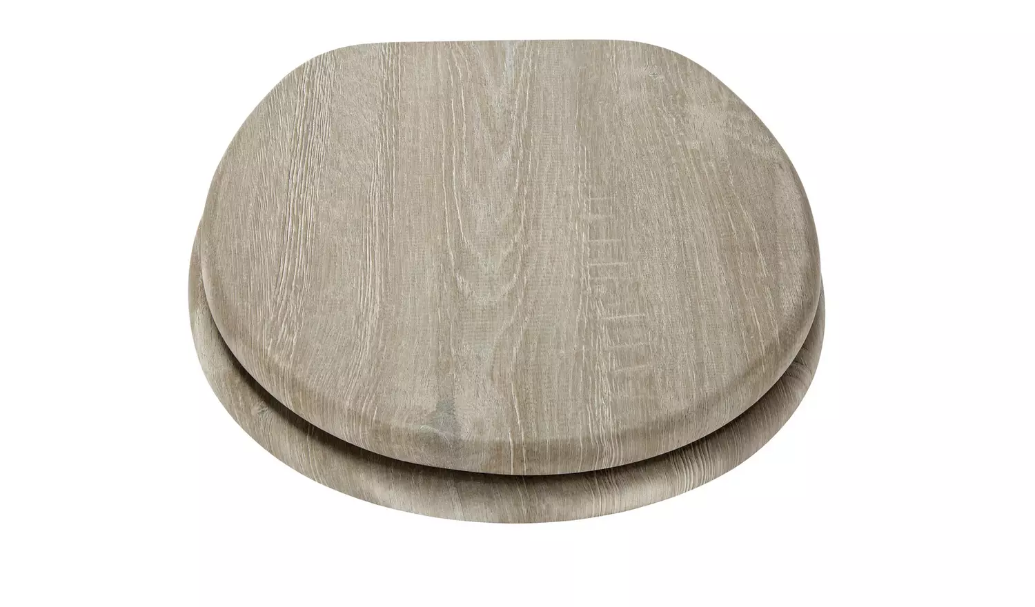 Argos Home Wood Effect Toilet Seat - Grey