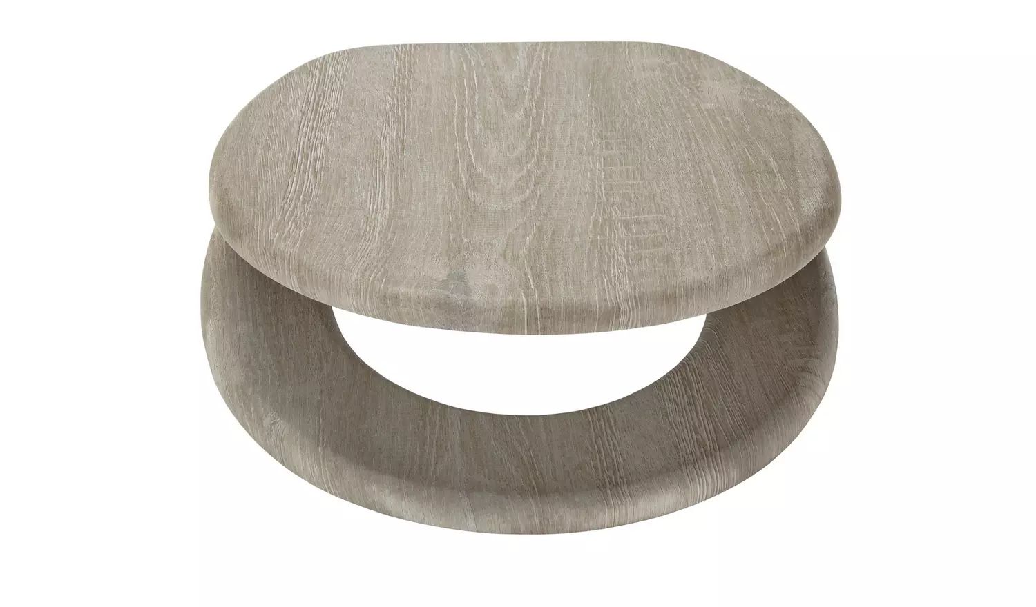 Argos Home Wood Effect Toilet Seat - Grey
