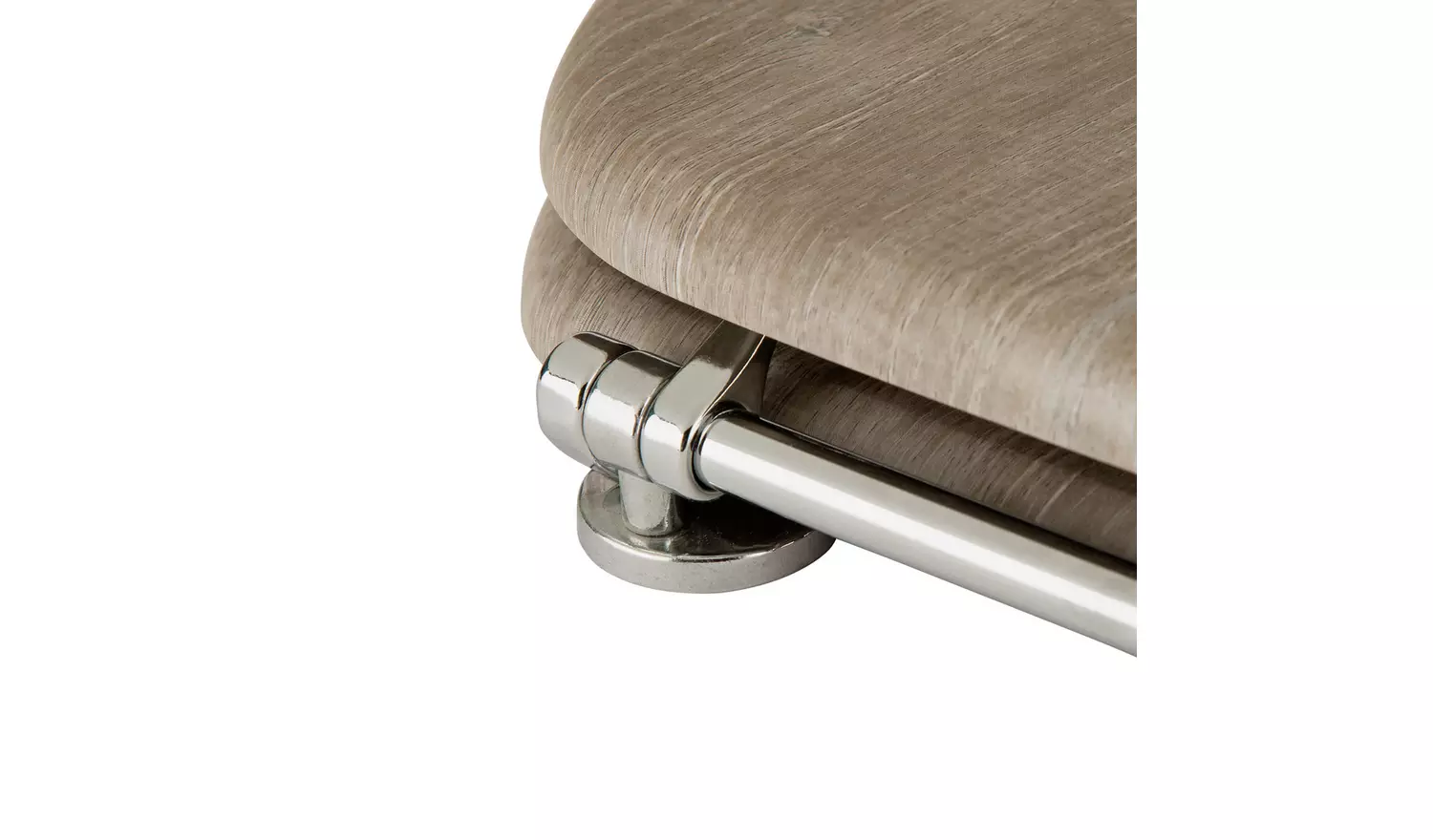 Argos Home Wood Effect Toilet Seat - Grey