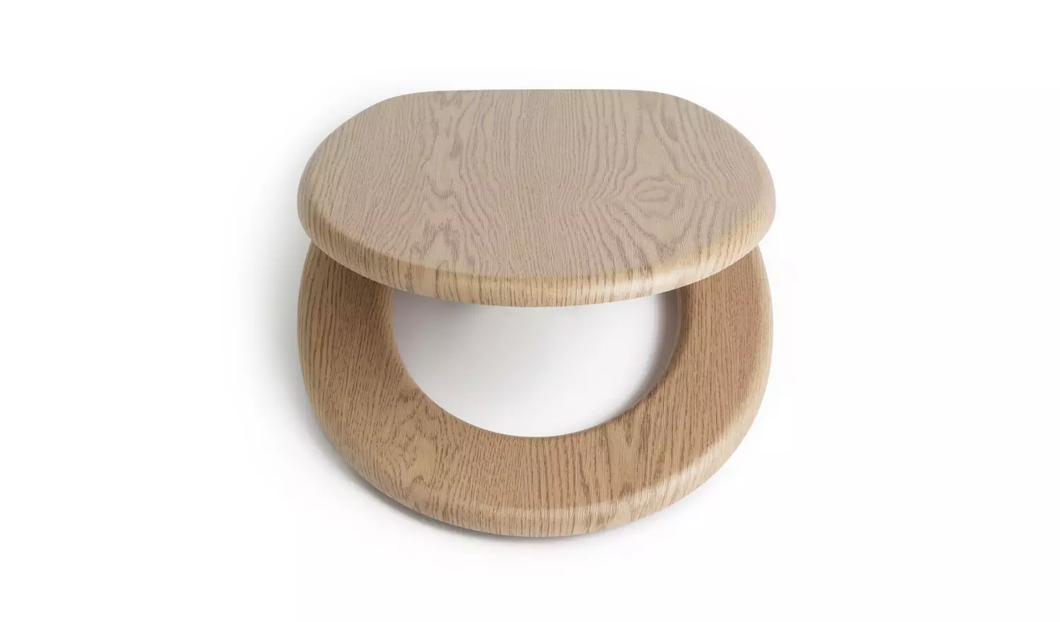 Argos Home Natural Oak Effect Toilet Seat - Natural