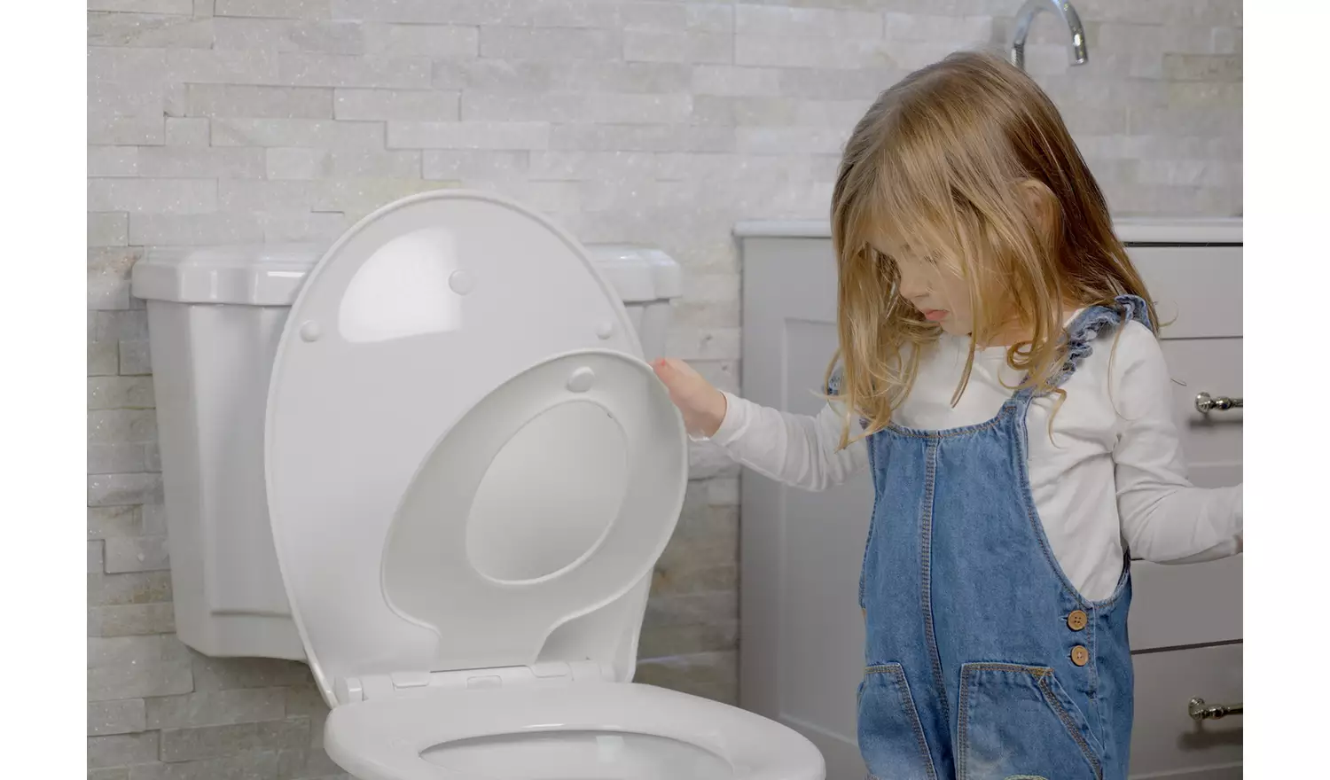 Bemis Reybridge Family 2-in-1 Toilet Seat - White