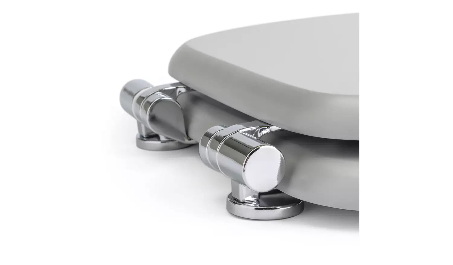 Argos Wood Slow Close Pine Toilet Seat -Grey