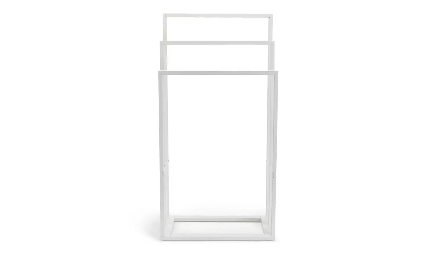 Habitat 3 Tier Bamboo Towel Rail - White