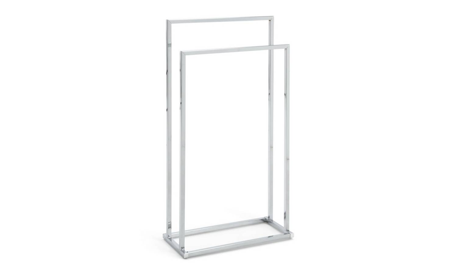 Habitat 2 Tier Freestanding Towel Rail - Chrome