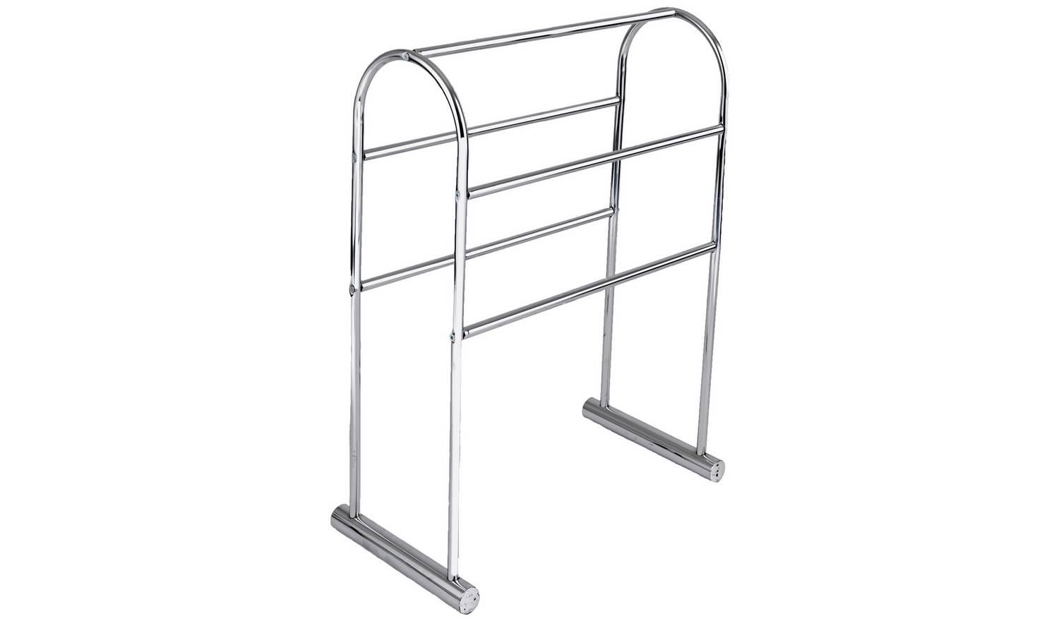 Argos Home Traditional 5 Tier Freestanding Towel Rail Chrome