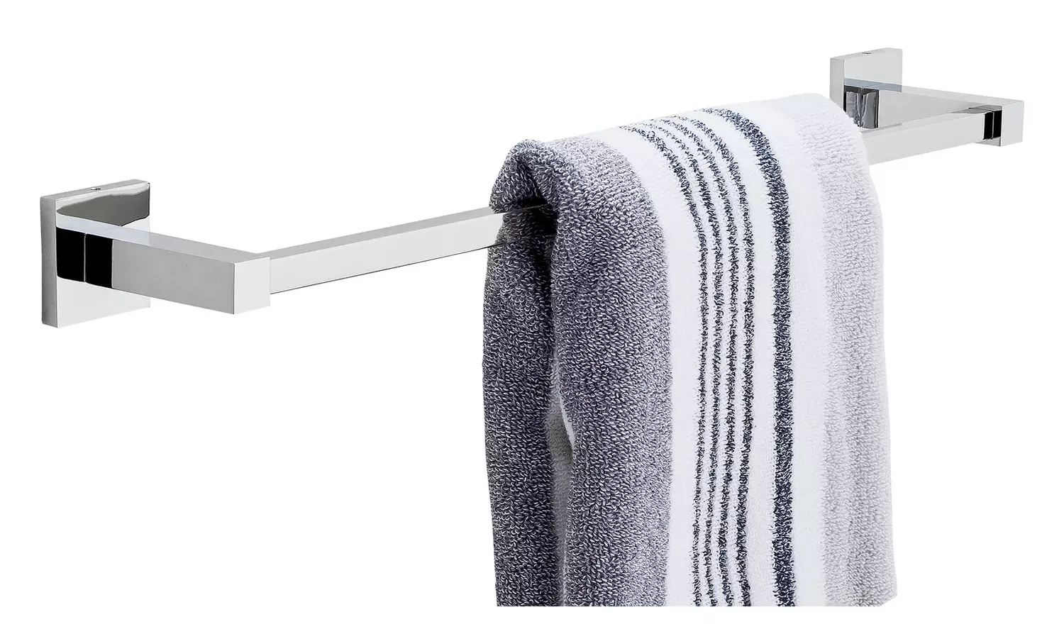 Habitat Rectangular Wall Mounted Towel Rail