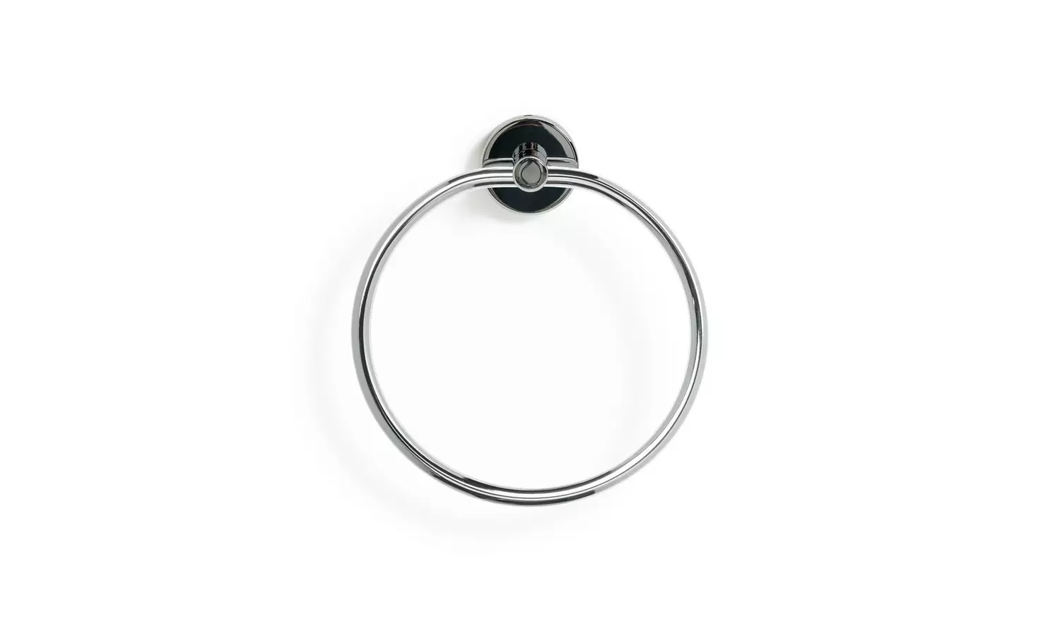 Habitat Wall Mounted Towel Ring - Chrome