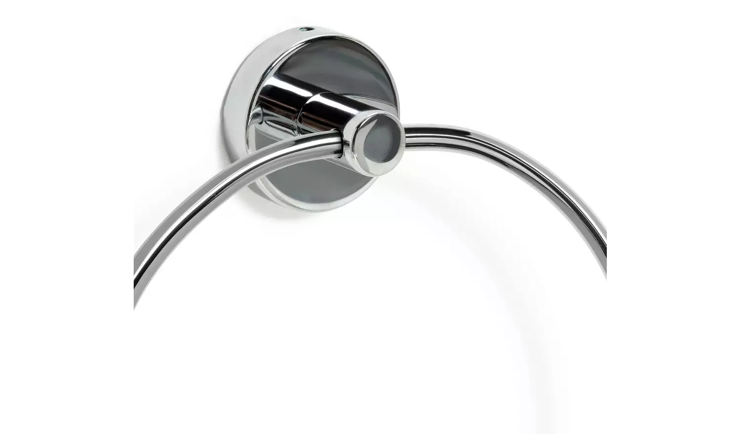 Habitat Wall Mounted Towel Ring - Chrome