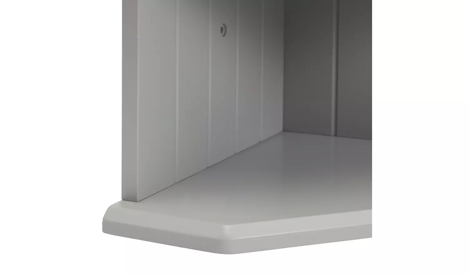 Argos Home Tongue And Groove Corner Shelves - Grey