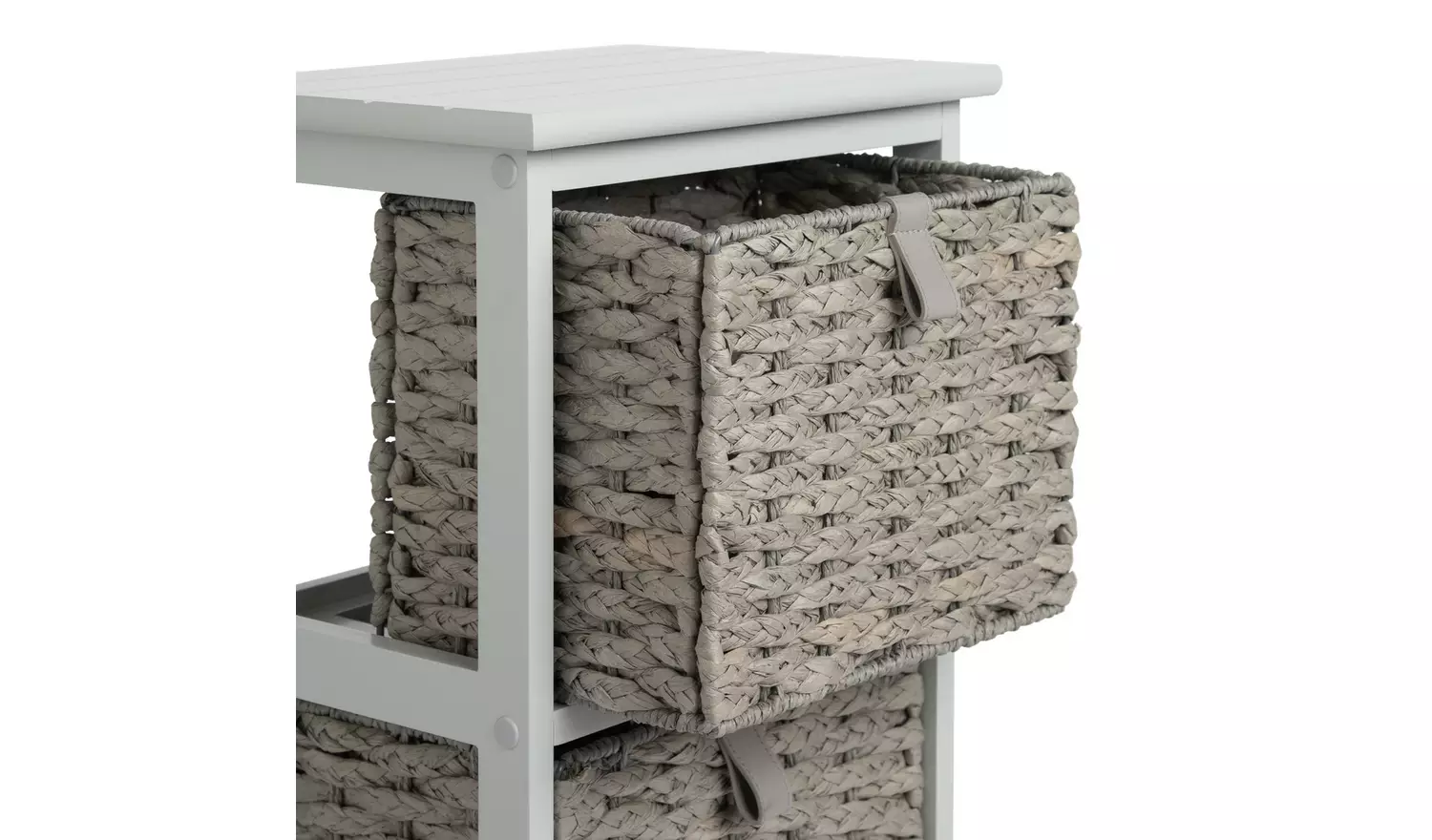 Argos Home Tongue and Groove Bathroom Storage Unit - Grey