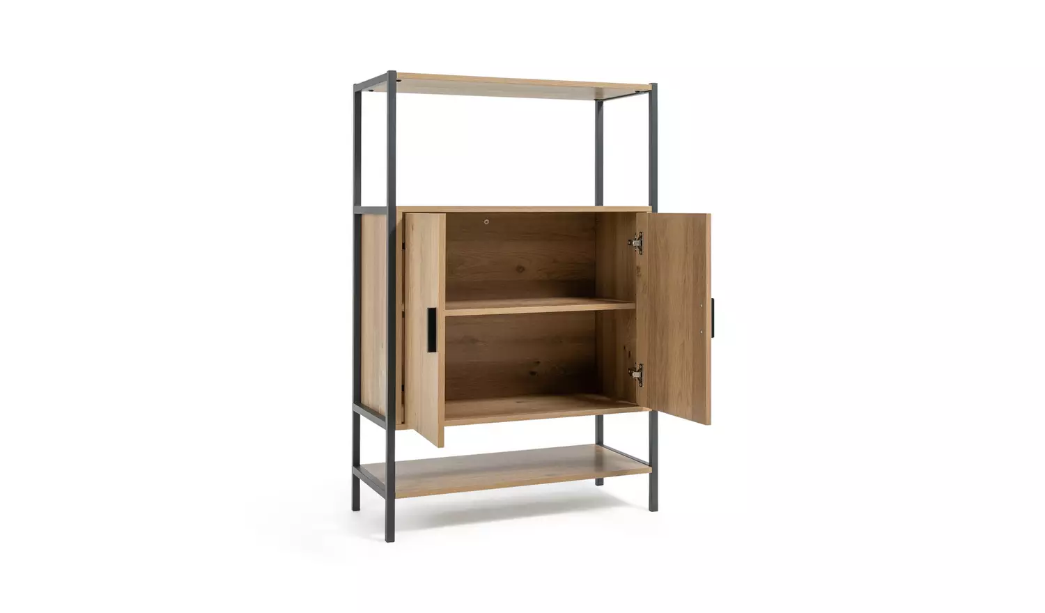 Argos Home Loft Living 2 Door Cabinet - Oak
