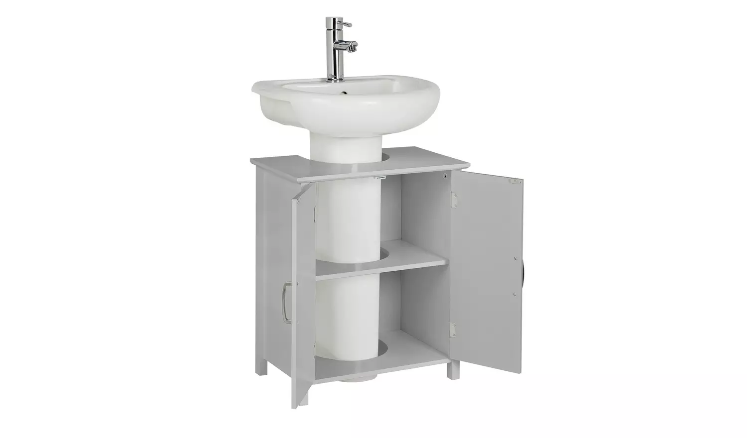 Argos Home Tongue & Groove Under Sink Unit - Grey