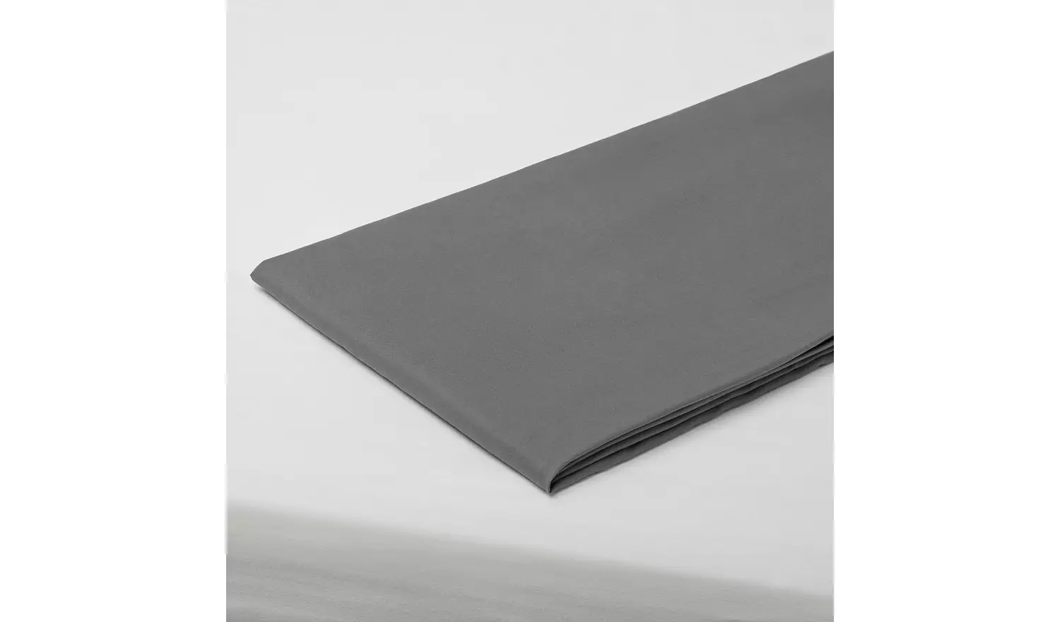 Silentnight Supersoft Plain Charcoal Fitted Sheet - Kingsize