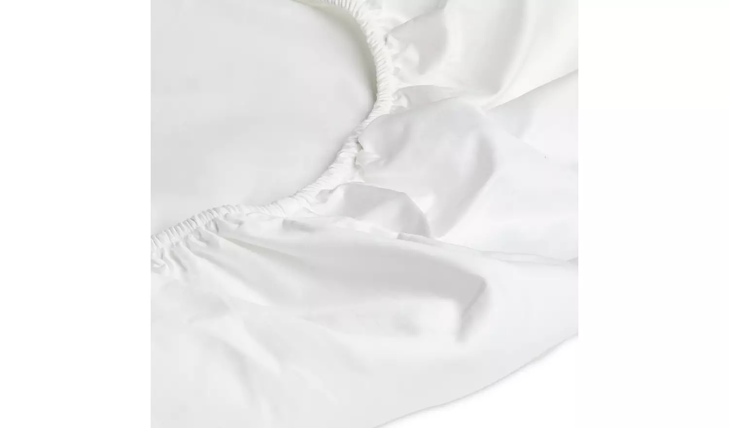 Habitat Cotton 800 TC Extra Deep White Fitted Sheet- Double