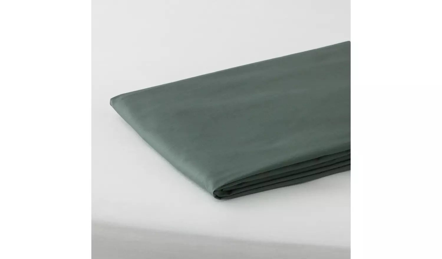 Habitat Cotton Rich 180 TC Leaf Green Fitted Sheet - Single